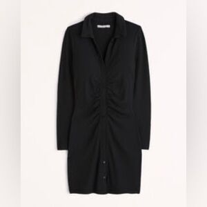 A&F Button Down Ribbed Dress